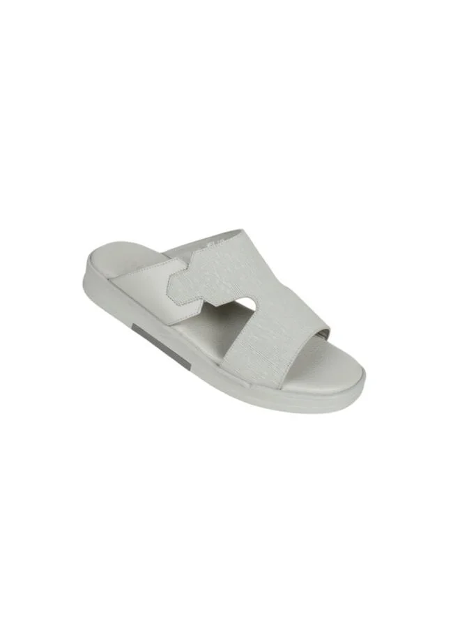 barjeel uno 008-3834 Barjeel Uno Mens Arabic Sandals MSA 149 Light Grey
